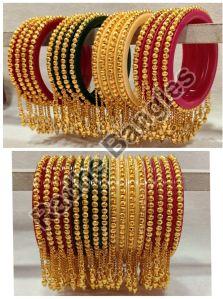 Golden Latkan Plastic Bangles, Gender : Female