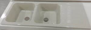 White Acrylic Kitchen Sink