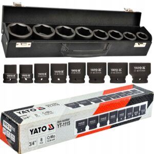 YT-1115 Yato 8 Pieces Socket Set