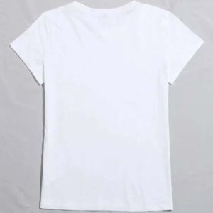 White cotton t-shirt