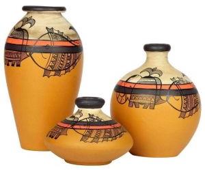 Carpentered Terracotta Pots For Home Decoration & Gifting Manufacturer Exporter Wholesaler