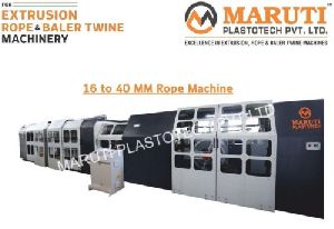 Rope Making Machine 16 To 40 MM PLC- Electronics Model