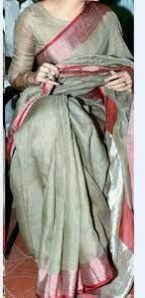 Linen Cotton Saree