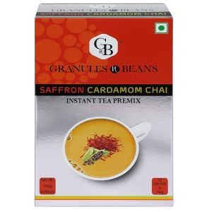 Pack of 2 Granules n Beans Saffron Cardamom Chai Instant Tea Premix