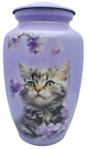 Custom Cat Ceramic Cremation Urn