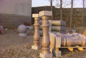 Stone Baluster Railing Pillar