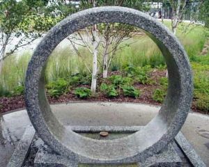 Stone Water Wheel Fountain