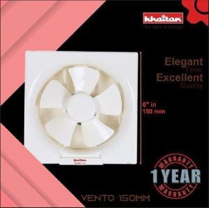 Khaitan Fresh Air Vento 150, 200, 250 MM 5 Blade Exhaust Fan (White )