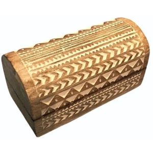 Brown Wooden Jewellery Box