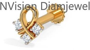 Designer Diamond Nose Pin