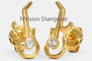 Diamond Pick Strummers Kids Earring