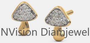 Sparkle Caps Kids Diamond Earring