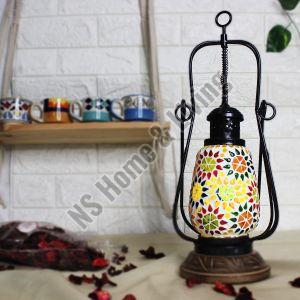 Puspah Handcrafted Turkish Decorative Mosaic Lantern Lamp