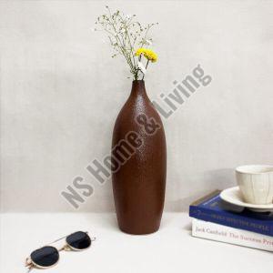 Rustic Brown Long Bud Flower Vase