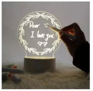 Acrylic Memo Board LED Lamp