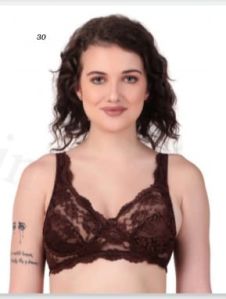 106 Brown Non Padded Bralette Bra