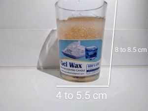 Gel Wax Glass Candle