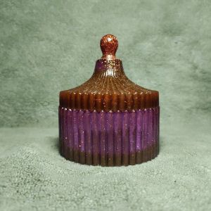 Round Decorative Candle Jar