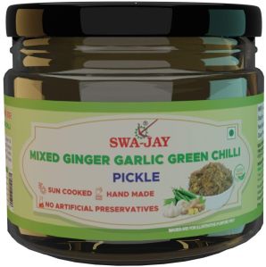 Swa-Jay Mixed Ginger Garlic Green Chilli Pickle