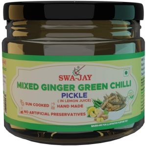 Swa-Jay Mixed Ginger Green Chilli Pickle