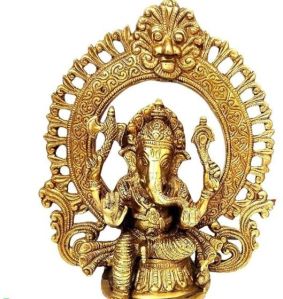 Beautiful Brass Ganesha Statue