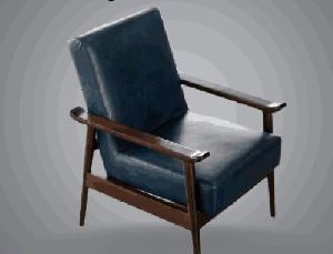 wooden armchair