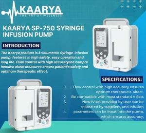Kaarya SP-750 Syringe Infusion Pump