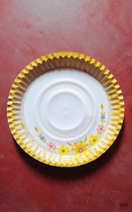 12 Inch Flower Printed Paper Plate