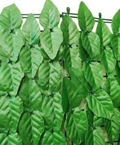Green Plastic Artificial Leaf