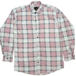 men casual check shirt