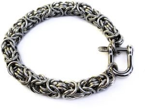 Silver Roman Chain Bracelet