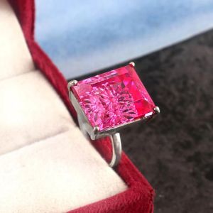 Ruby Gemstone Emerald Cut Ring