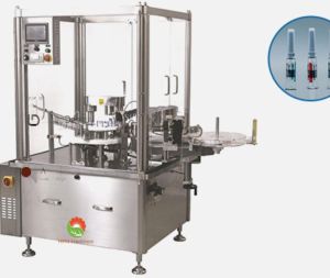 Syringe Plunger Rod Screwing and Labeling Machine