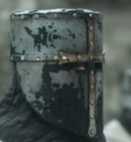 Flat top crusader helmet