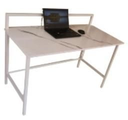 Folding Computer Table with Back Support