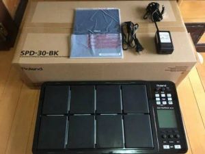 roland octapad spd-30-bk black digital percussion electronic drum pad