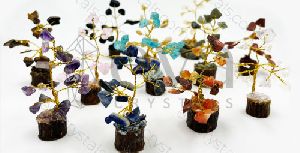 Gemstone Crystal Tree Set of 12 Pcs