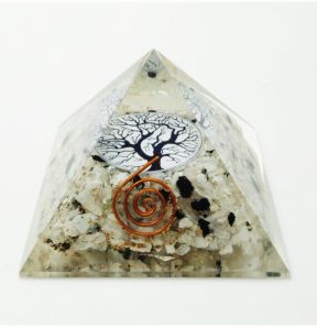 Rainbow Moonstone Orgone Pyramid