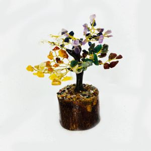 Seven Chakra Chips Stone Tree