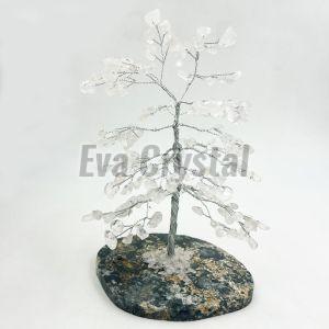 Crystal Silver Gemstone Tree