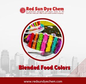 blended food colors