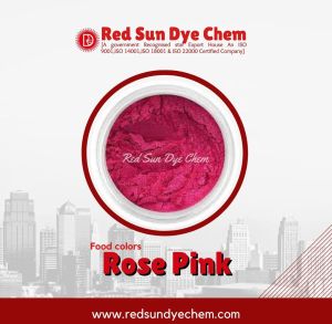 rose pink food colour