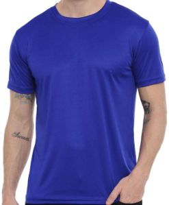 Mens Dri Fit Polyester Round Neck T-Shirts