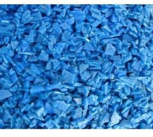 Blue HDPE Plastic Scrap