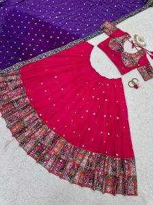 Beautiful Faux Georgette Lehenga