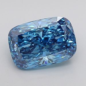 CUSHION 2.73ct VIVID BLUE VS2 IGI 613350980 Lab Grown Diamond EC676801