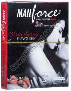 3 Pieces Manforce Dotted Condom