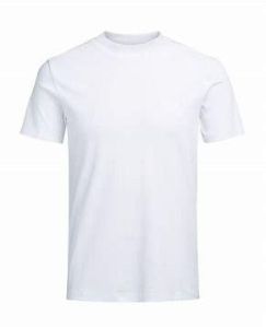Mens White Slim Fit Cotton T-Shirt