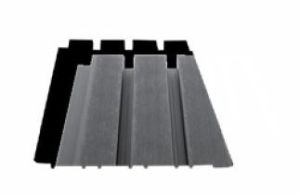 Grey Wood Louvers