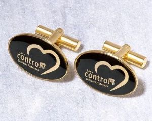 Anniversary Brass Cufflink